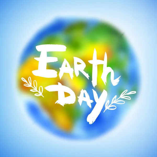 Banner para el Día de la Tierra — Vector de stock