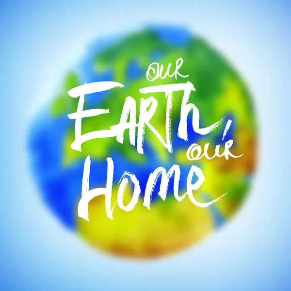 Banner para el Día de la Tierra — Vector de stock