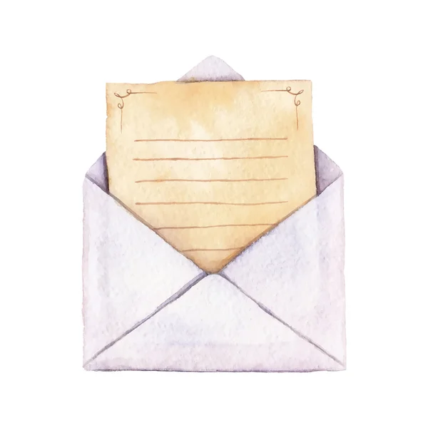 Envelope com uma carta —  Vetores de Stock