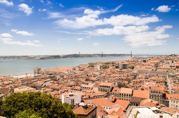 Krajobraz Lizbony — Zdjęcie stockowe