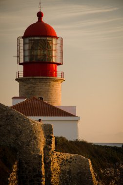 Deniz feneri günbatımı