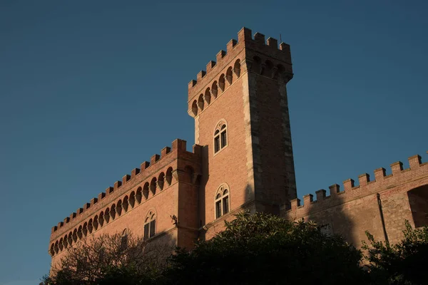 Castello Bolgheri Toscana — Foto Stock