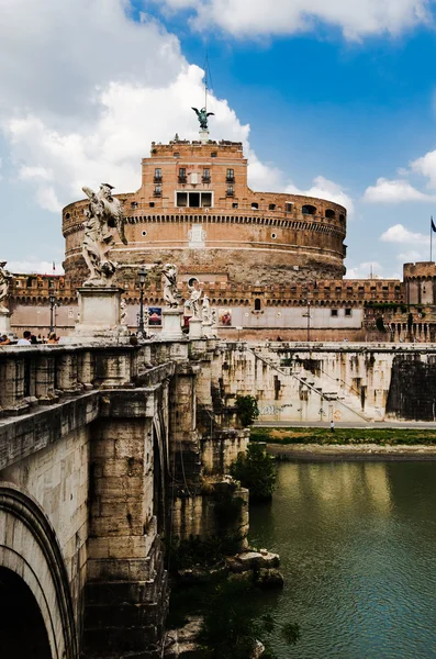 Luoghi d'interesse di Sant'Angelo Castel, antica residenza dei Papi, Città o — Foto Stock