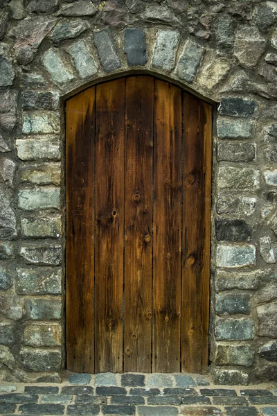 Portas de madeira marrom Imagem De Stock