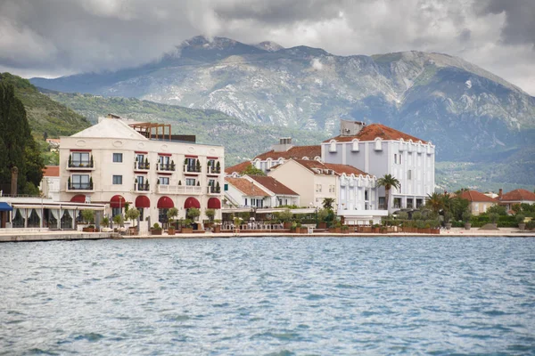 Paysage Marin Surplombant Tivat Par Une Journée Été Claire Monténégro — Photo