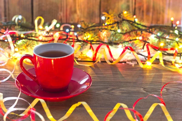 Christmas red cup — Stock Photo, Image