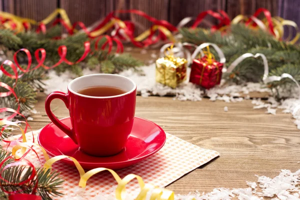 Christmas red cup — Stock Photo, Image