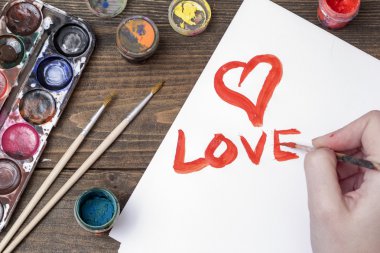 renkli mürekkep, guaş