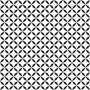 Kusursuz desen. Geometrik doku. Siyah-beyaz arka plan. Tek renkli tasarım. Vektör illüstrasyonu.