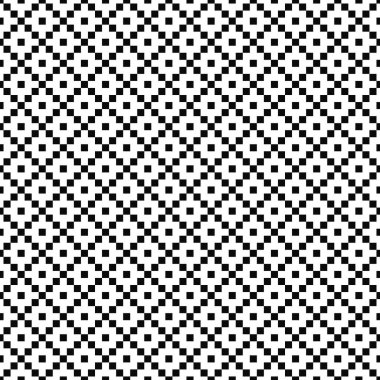 Kusursuz geometrik desen. Karelerin basit dokusu. Siyah-beyaz arka plan. Tek renkli tasarım. Vektör illüstrasyonu.
