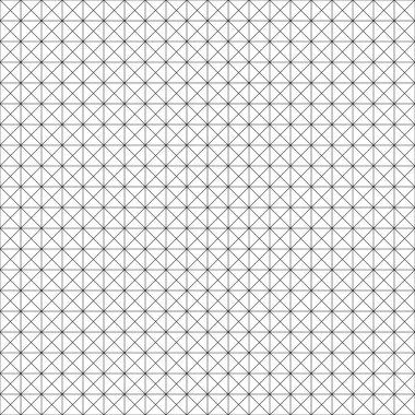 Kusursuz geometrik desen. Şebeke dokusu. Siyah-beyaz arka plan. Tek renkli tasarım. Vektör illüstrasyonu.