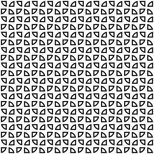 无缝图案 抽象形状纹理 黑白相间的背景单色片设计 矢量说明 — 图库矢量图片
