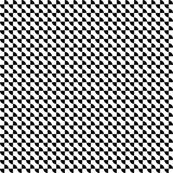 Nahtloses Muster Abstrakte Geometrische Textur Schwarz Weißer Hintergrund Monochromes Design — Stockvektor