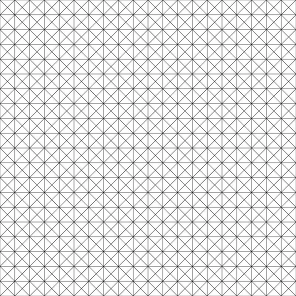 シームレスな幾何学模様 グリッドテクスチャ 白黒の背景 モノクロームのデザイン ベクターイラスト — ストックベクタ