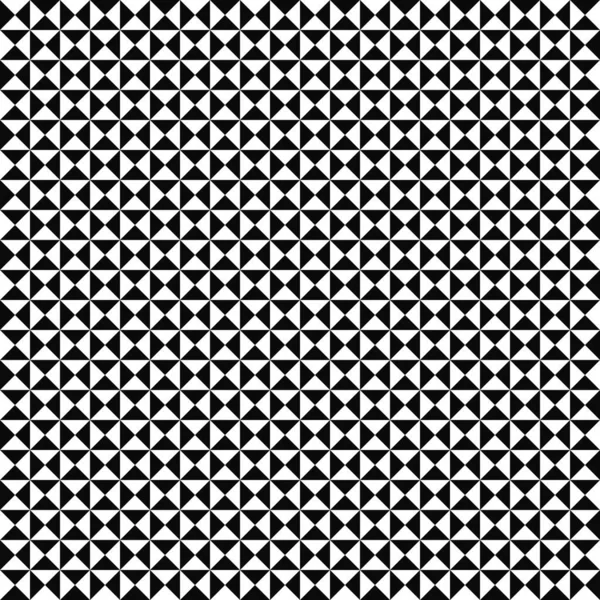 Motivo Geometrico Senza Cuciture Triangolo Forme Texture Sfondo Bianco Nero — Vettoriale Stock