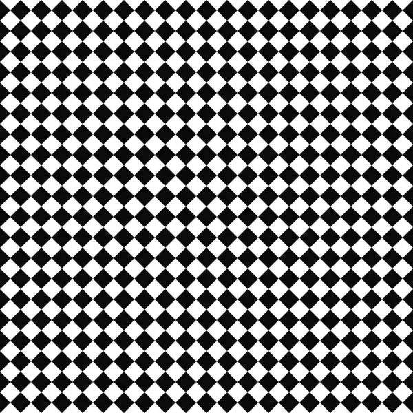 Nahtloses Schachmuster Geometrische Textur Schwarz Weißer Hintergrund Monochromes Design Vektorillustration — Stockvektor