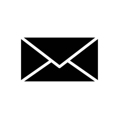 Zarflı resim, beyaz arkaplanda izole edilmiş bir simge. Vektör illüstrasyonu.