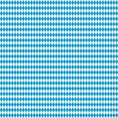 Bavyera bayrağı pürüzsüz desen. Oktoberfest Geçmişi. Bavyera 'nın geleneksel dokusu. Vektör illüstrasyonu.