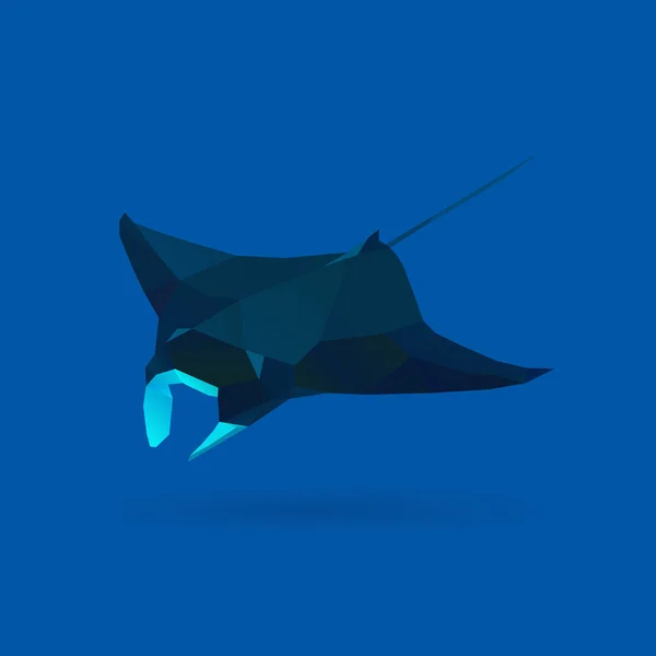 Manta. — Vector de stock