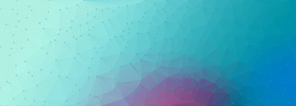 polygon cyan purple backgroun