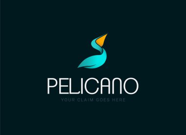pelican logo company invert clipart
