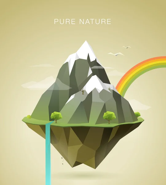 Naturaleza pura — Vector de stock