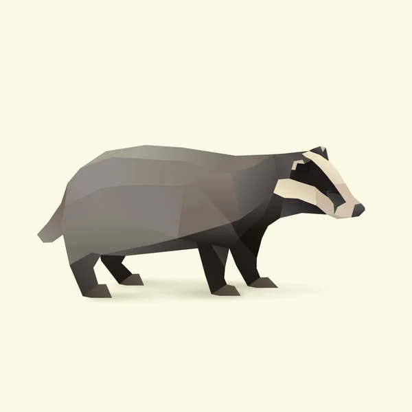 Badger — Stockový vektor