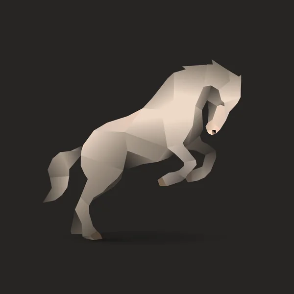 White horse — Stockvector