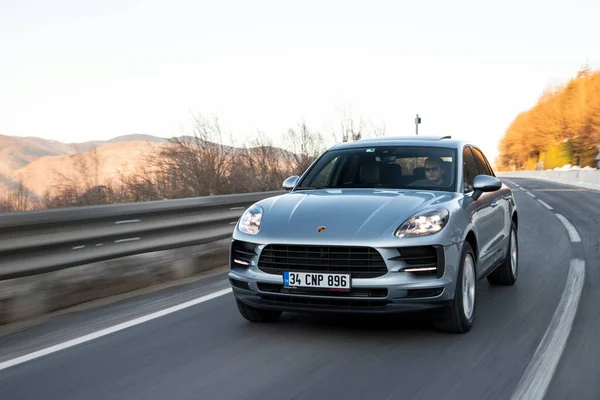 Porsche Macan Suv Crossover Luxo Cinco Portas Produzido Pela Fabricante — Fotografia de Stock