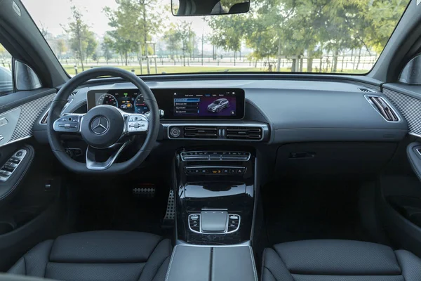 Mercedes Benz Eqc Helt Elektrisk Kompakt Suv Mercedes Benz Det — Stockfoto