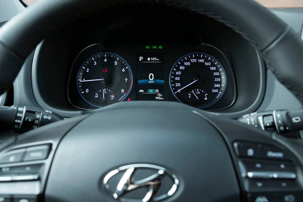 Hyundai Kona Subcompact Fem Dörrar Crossover Suv Designad Den Sydkoreanska — Stockfoto