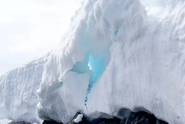 Antarctica paesaggio sfondo vista — Foto Stock