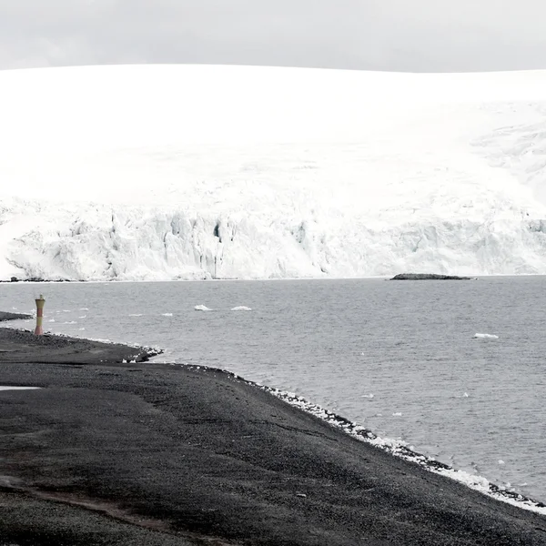 Antártica paisagem fundo vista — Fotografia de Stock