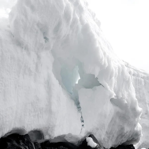 Antarctica landschapsmening achtergrond — Stockfoto