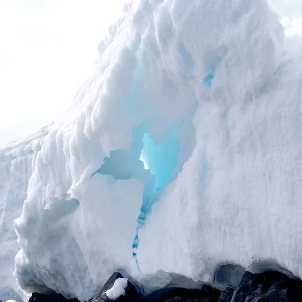 Antarctica landschapsmening achtergrond — Stockfoto