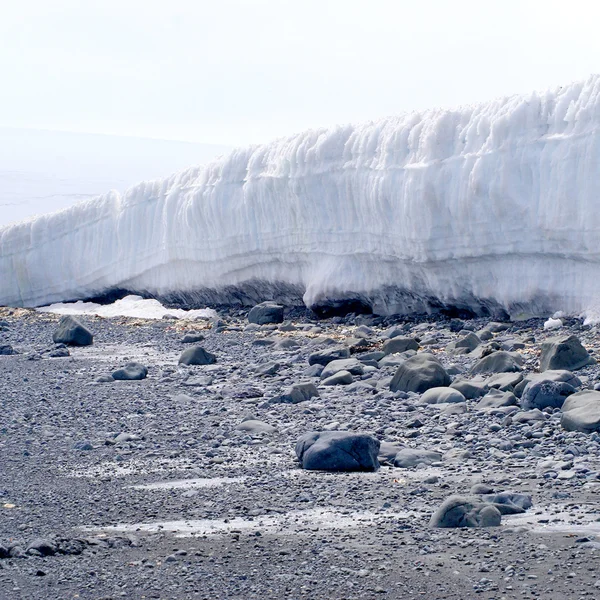 Antártica paisagem fundo vista — Fotografia de Stock