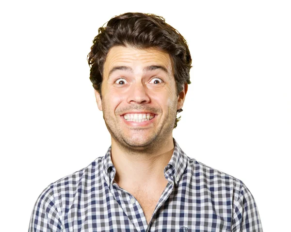 Young happy man isolated — Stock Photo, Image