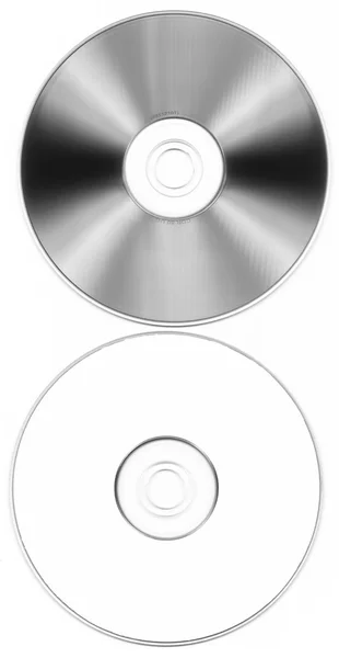 Isolated CD or DVD silhouette — Stock fotografie