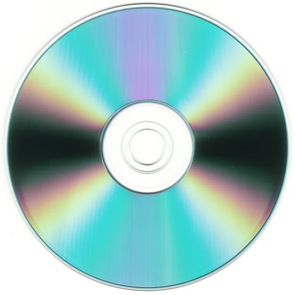 Isolierte Silhouette von CD oder DVD — Stockfoto