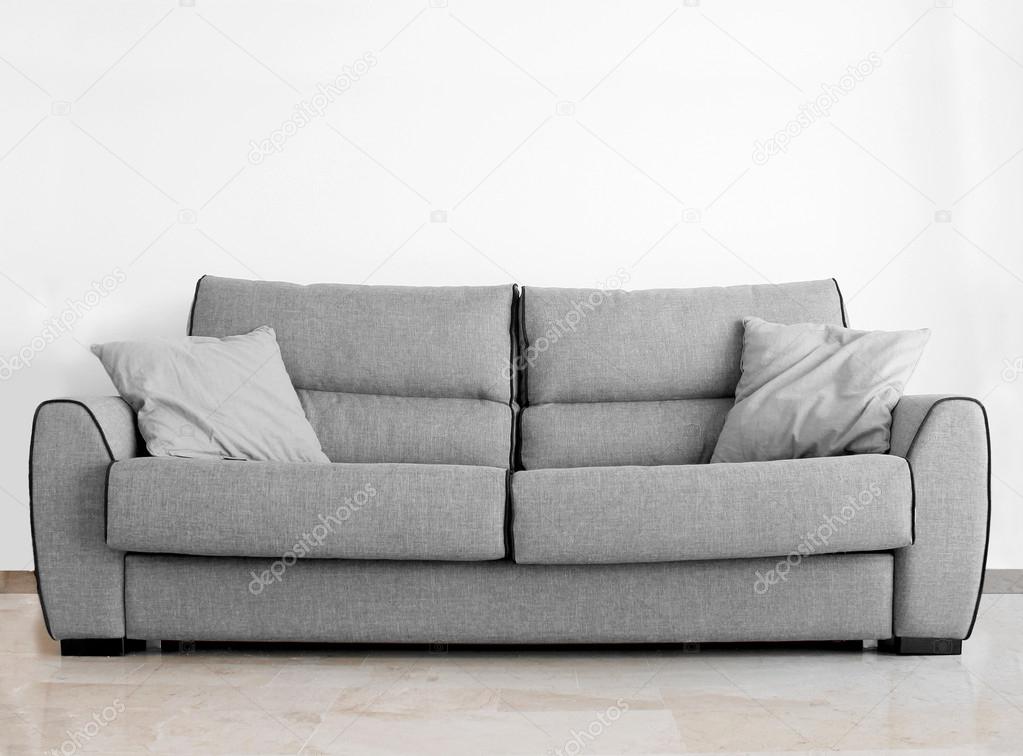 modern sofa in an interior room view