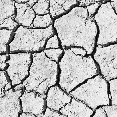 beyaz kırık dünya. Kuru toprak doku