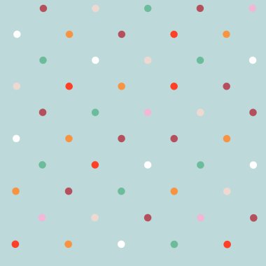 Dikişsiz polka dot arka plan  