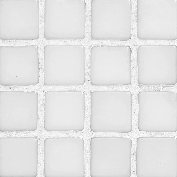 Branco piscina azulejos fundo — Fotografia de Stock