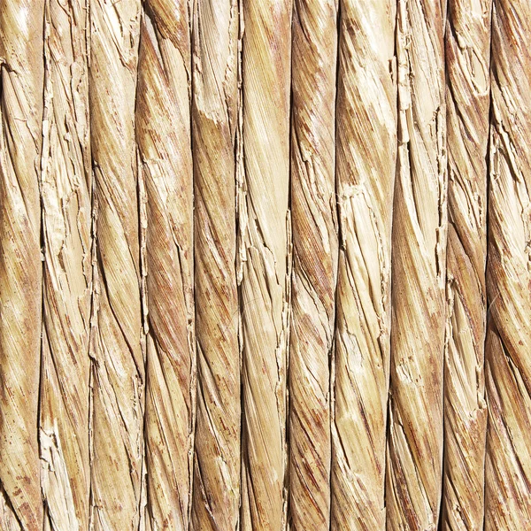 Natuurlijke stro mat achtergrond. — Stockfoto