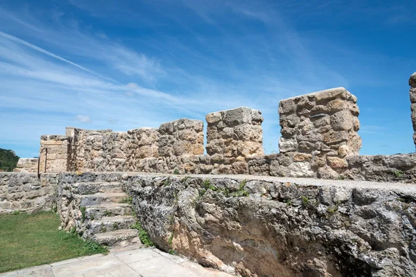 Antico Castello Frias Merindades Burgos Muri Pietra Cielo Blu Spagna — Foto Stock