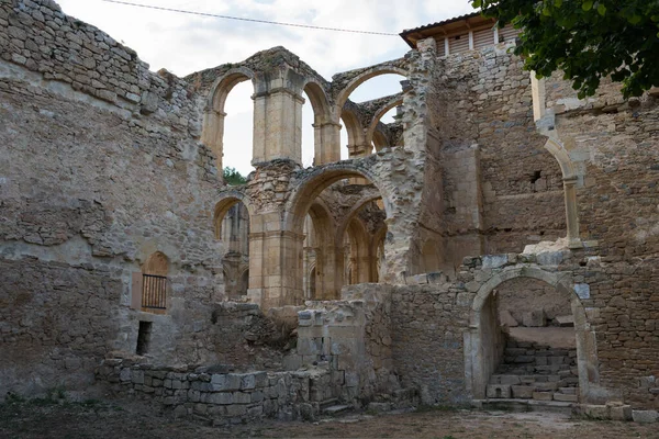 Romantiche Rovine Dell Antico Convento Santa Maria Rioseco Burgos Merindades — Foto Stock