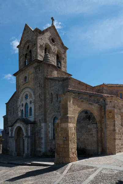 Vista Antigua Iglesia San Vicente Mártir San Sebastiano Frias Burgos — Foto de Stock
