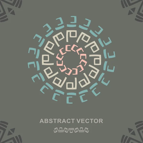 Abstracte element twee (stam stijl) — Stockvector