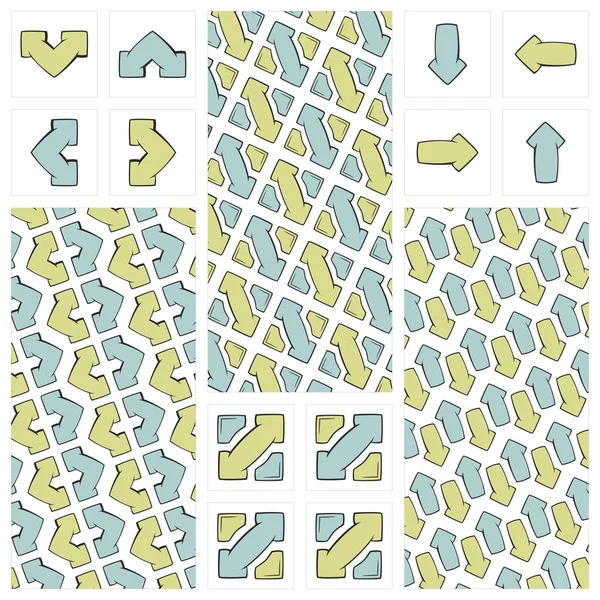 Pilar oändliga mönster 3 — Stock vektor