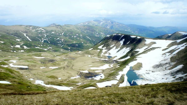 Bergkessel Der Gipfel Gerishaska Und Dogyaska Mit Blick Auf Den — Stockfoto